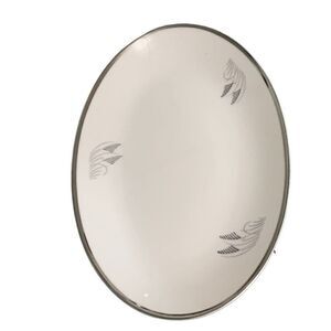 Fukagawa Arita Hand Painted Porcelain China Silver Wheat #706 Small Oval Platter